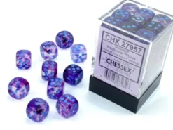 Nebula - Nocturnal/Blue (Luminary) - d6, 36 st (12 mm, prickar)