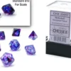 Nebula - Nocturnal/Blue - Mini-Polyhedral Dice set