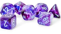 Nebula - Nocturnal/Turquoise - Mega-hedral Dice Set