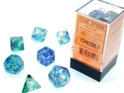Nebula - Oceanic/Gold Luminary - Dice set