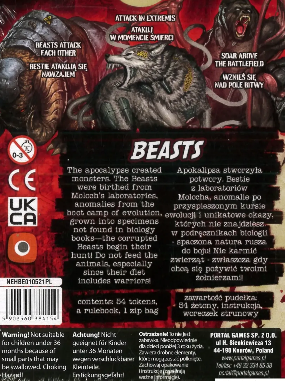 Neuroshima Hex! 3.0: Beasts (Exp.)