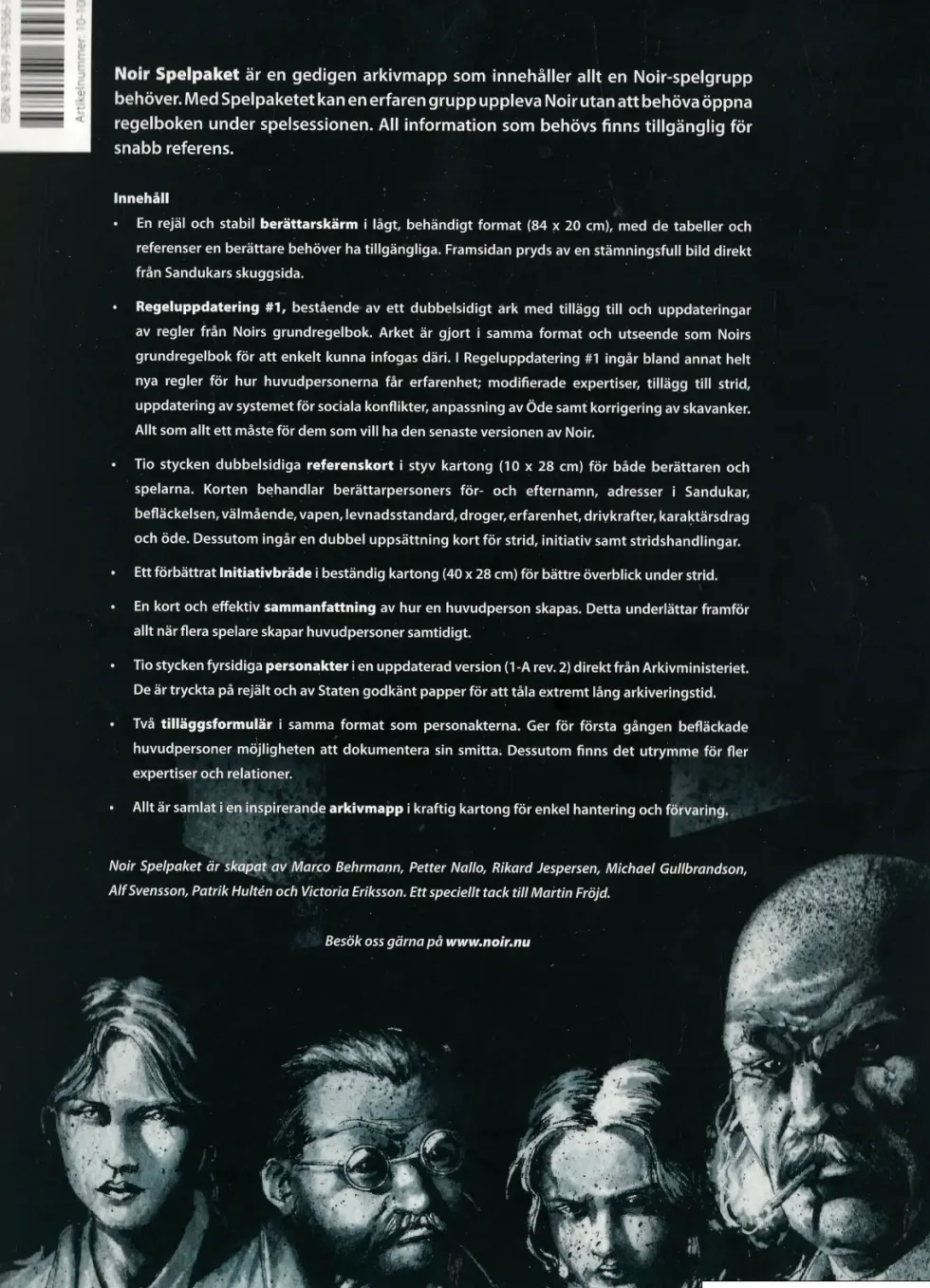 Noir: Spelpaket
