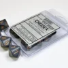 Opaque - Dark Grey/Copper - d10, 10 st
