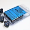 Opaque - Dusty Blue/Copper - d10, 10 st