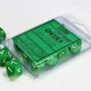 Opaque - Green/White - d10, 10 st