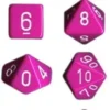 Opaque - Light Purple/White - Dice Set