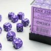 Opaque - Purple/White - d6, 36 st (12 mm, prickar)