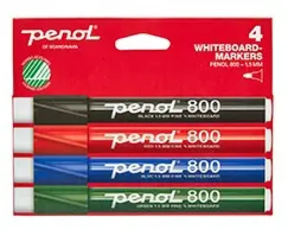 Penol: Whiteboard Marker 1,5mm (4 Färger)