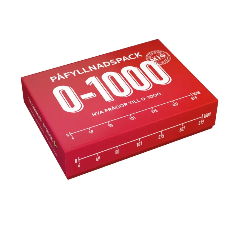 0-1000: Påfyllnadspack (Exp.)