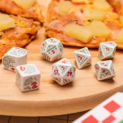 Pizza Dice Set: Pepperoni (7)