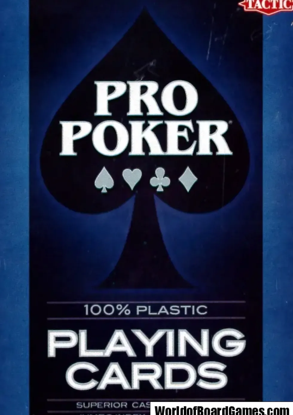 Plastic Playing cards 63x89 mm (Pro Poker) (Tactic)