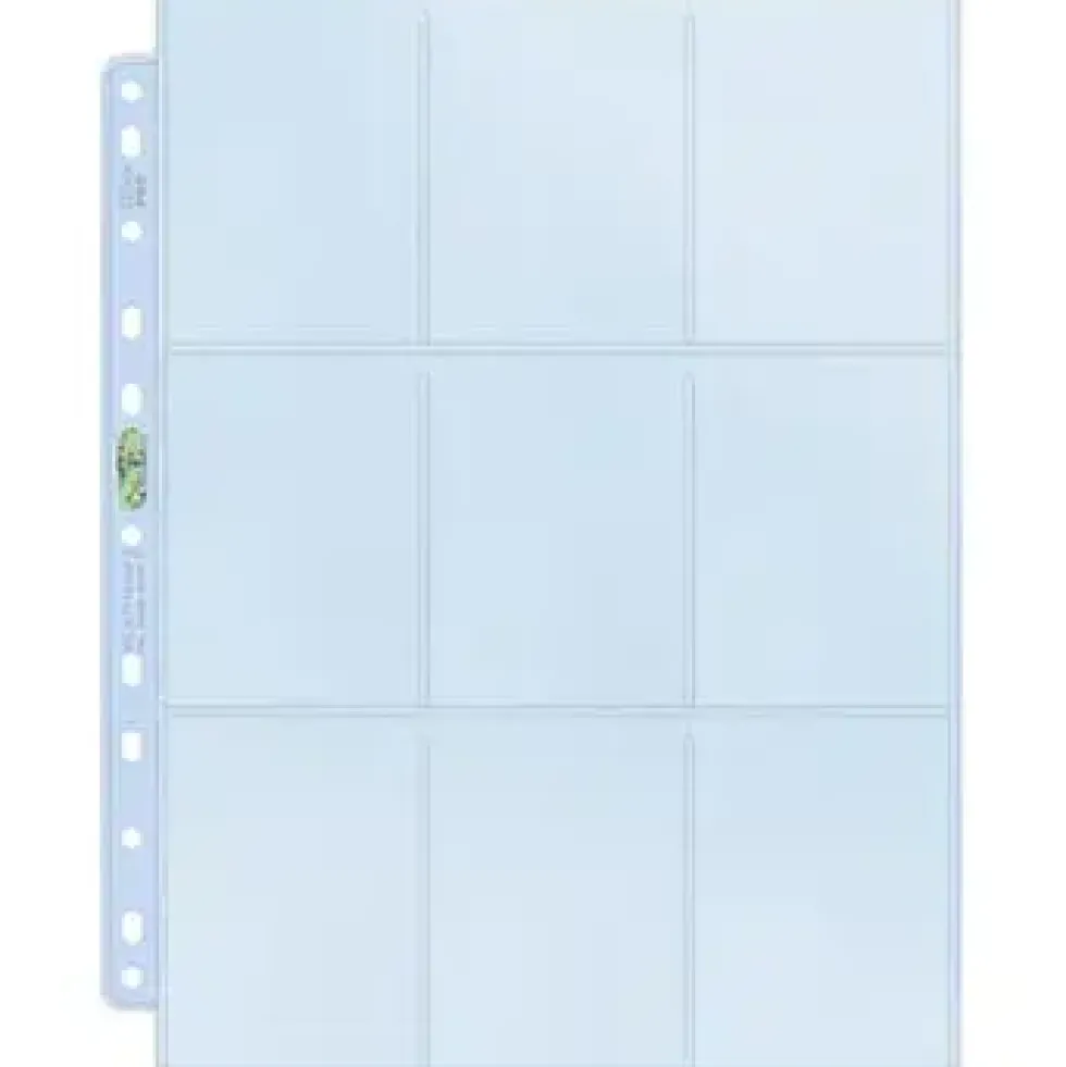9-Pocket Platinum Page for Standard Size Cards (11-Holes) (10 st)