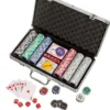 Pokerchips, aluminium case (Philos)