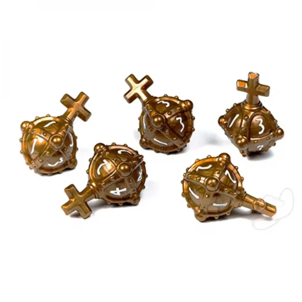 PolyHero: The Cleric - 5 d4 Hallowed Hand Grenades Merciful Gold