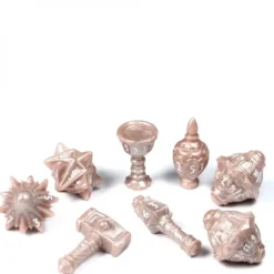 PolyHero: The Cleric - 8 Dice Set Radiant Rose
