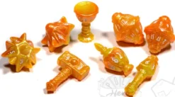 PolyHero: The Cleric - 8 Dice Set Sunstorm