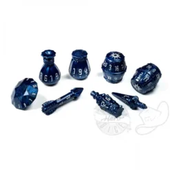 PolyHero: The Rogue - 8 Dice Set Midnight Blue