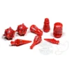 PolyHero: The Warrior - 8 Dice Set Crimson Carnage