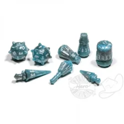 PolyHero: The Warrior - 8 Dice Set Stalwart Storm