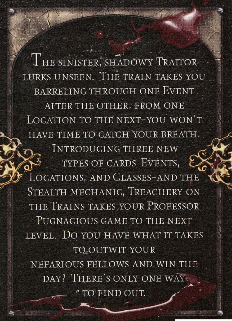 Professor Pugnacious: Treachery on the Trains (Exp.)