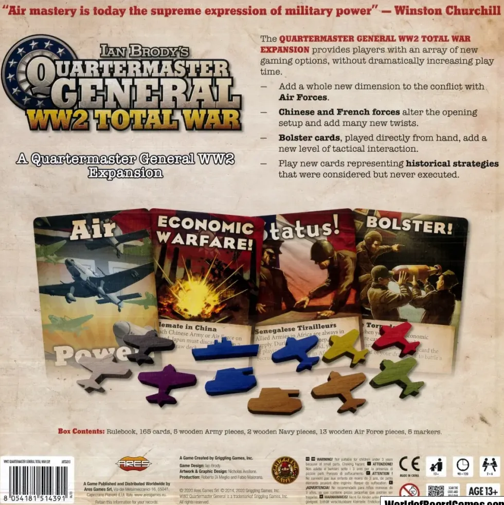 Quartermaster General (Second Edition): Total War (Exp.)