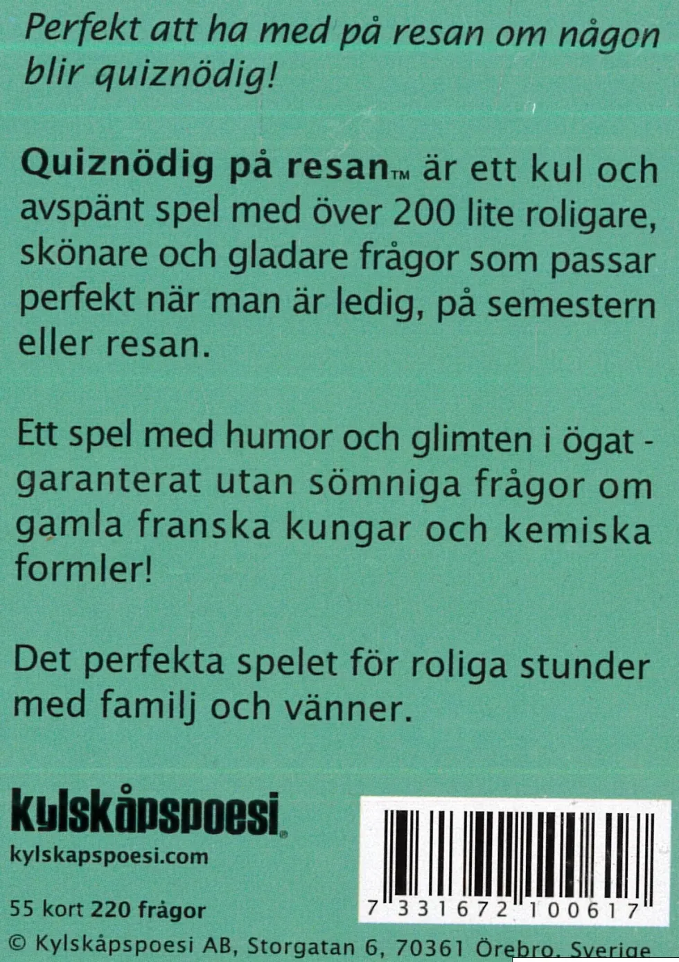 Quiznödig - På resan