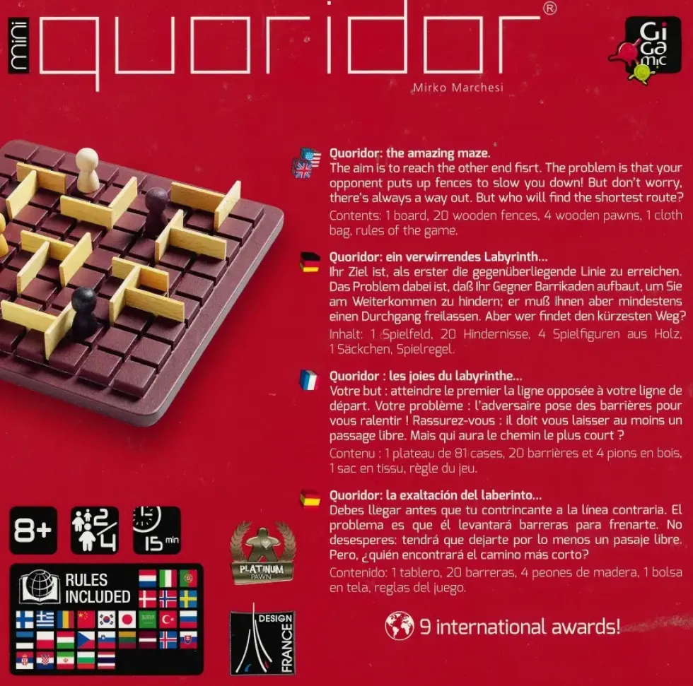 Quoridor Mini