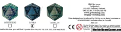 Q-Workshop: Jumbo Cats Dice Set - River