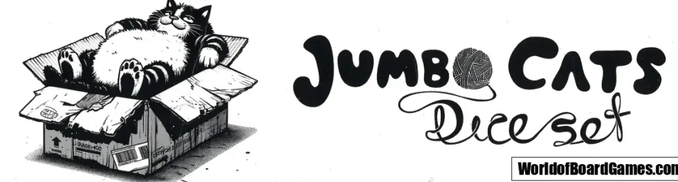 Q-Workshop: Jumbo Cats Dice Set - Whiskers