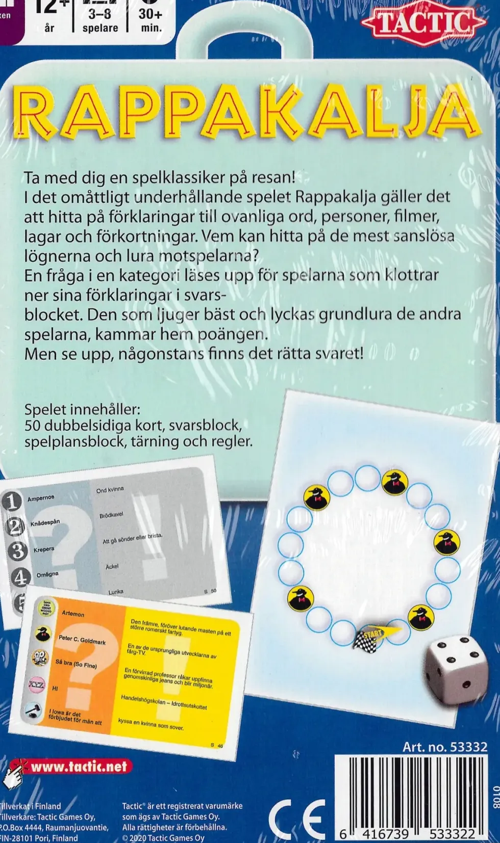 Rappakalja: Resevarianten