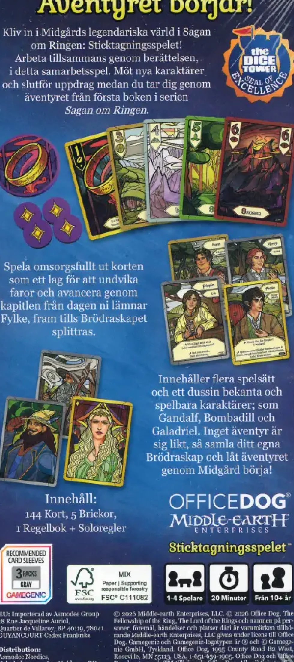 Sagan om Ringen - Ringens Brödraskap: Sticktagningsspelet (SVE)