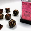 Scarab - Blue Blood/Gold - Dice set