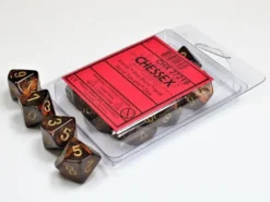 Scarab - Blue Blood/Gold - d10, 10 st