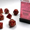 Scarab - Scarlet/Gold - Dice set