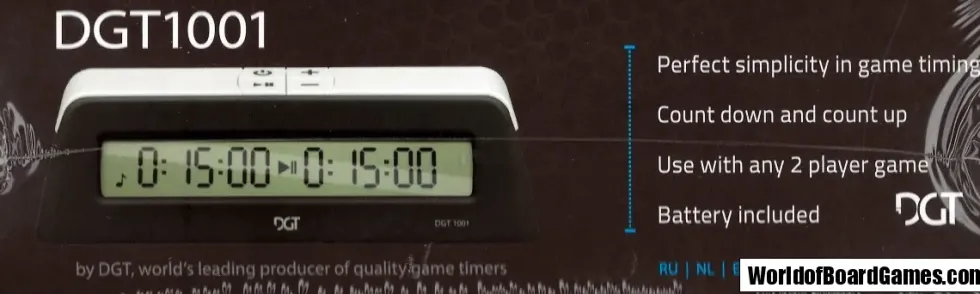 Schackklocka/Chess clock: DGT 1001