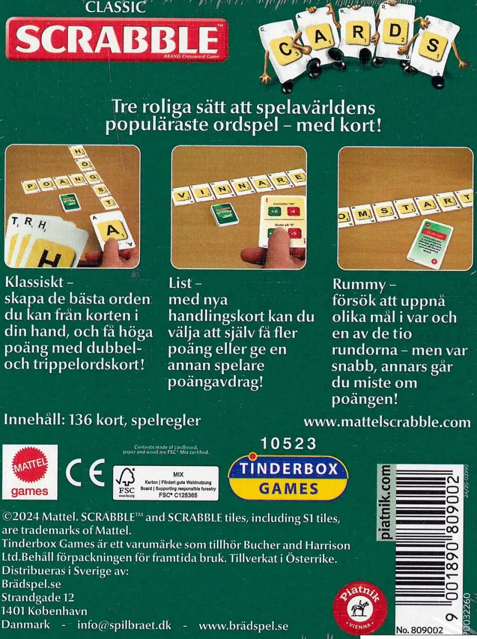Scrabble kortspel (SVE)