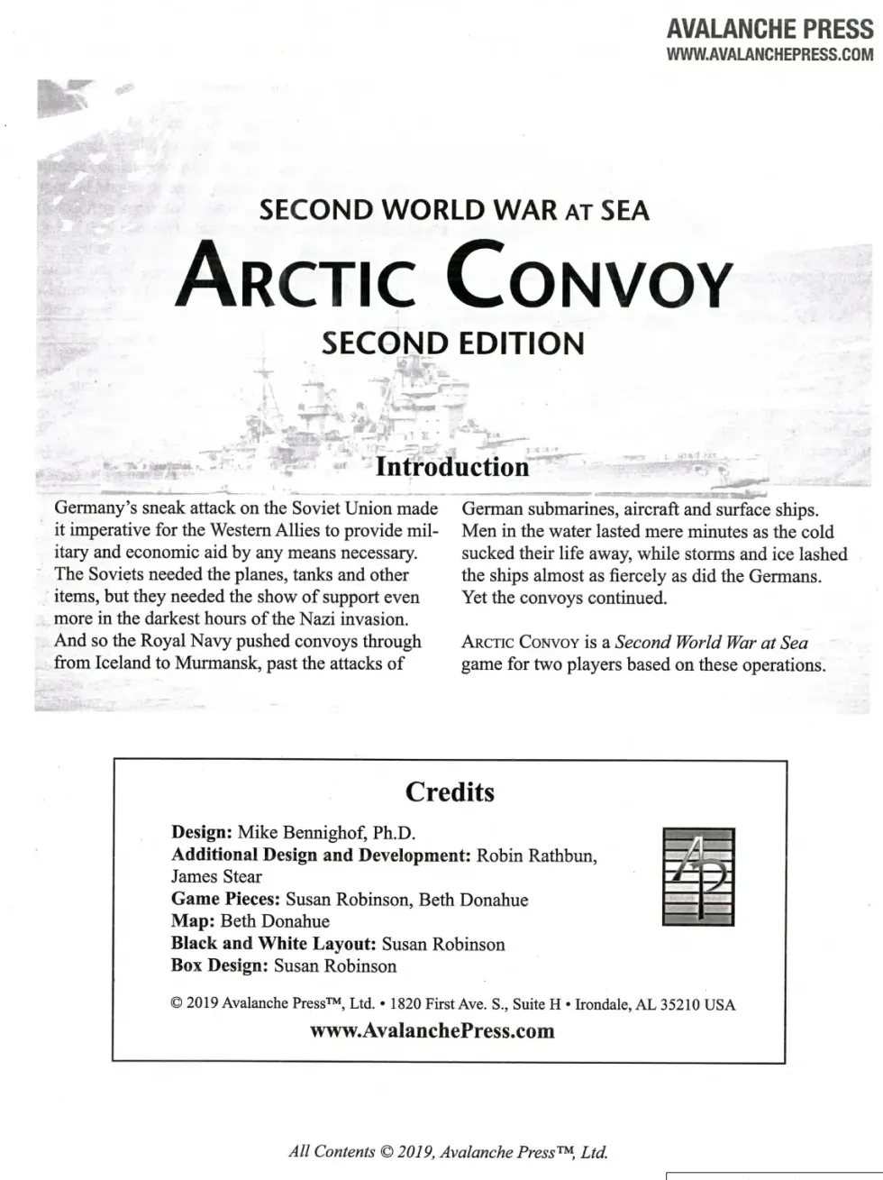 Second World War at Sea: Arctic Convoy (OBS utan kartong)