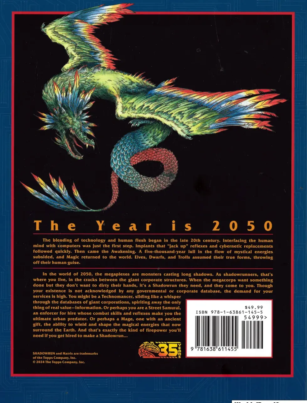 Shadowrun First Edition - 35th Anniversary (Eng)