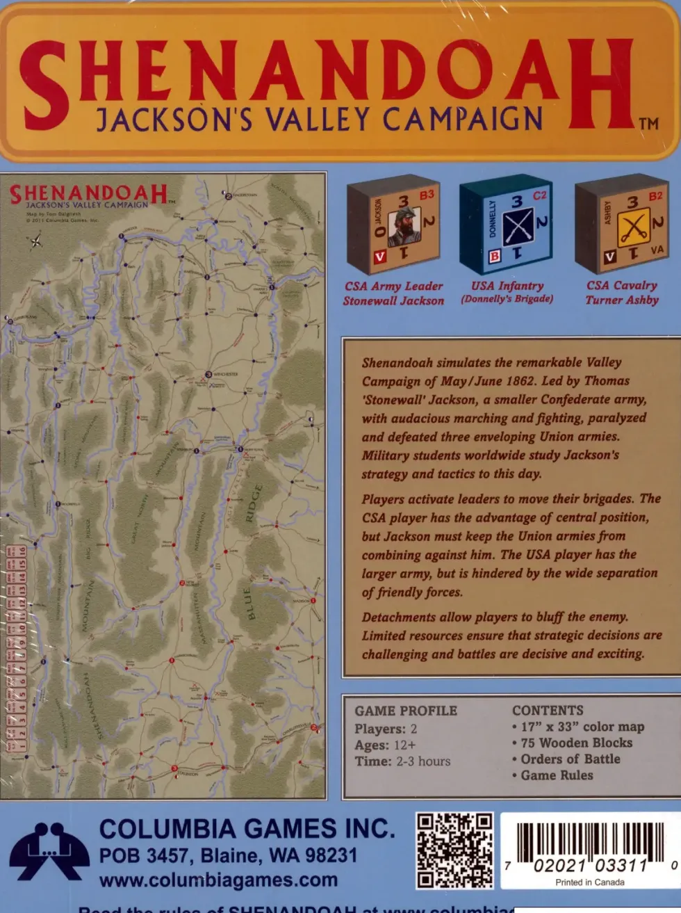 Shenandoah: Jackson's Valley Campaign