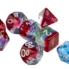 Sirius Dice: Translucent Watermelon - Translucent Blue (7+1)