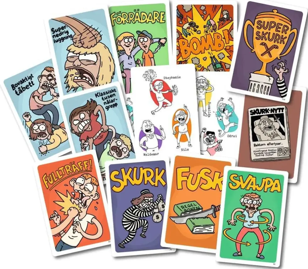 Skurkarnas Skurk - Kortspel