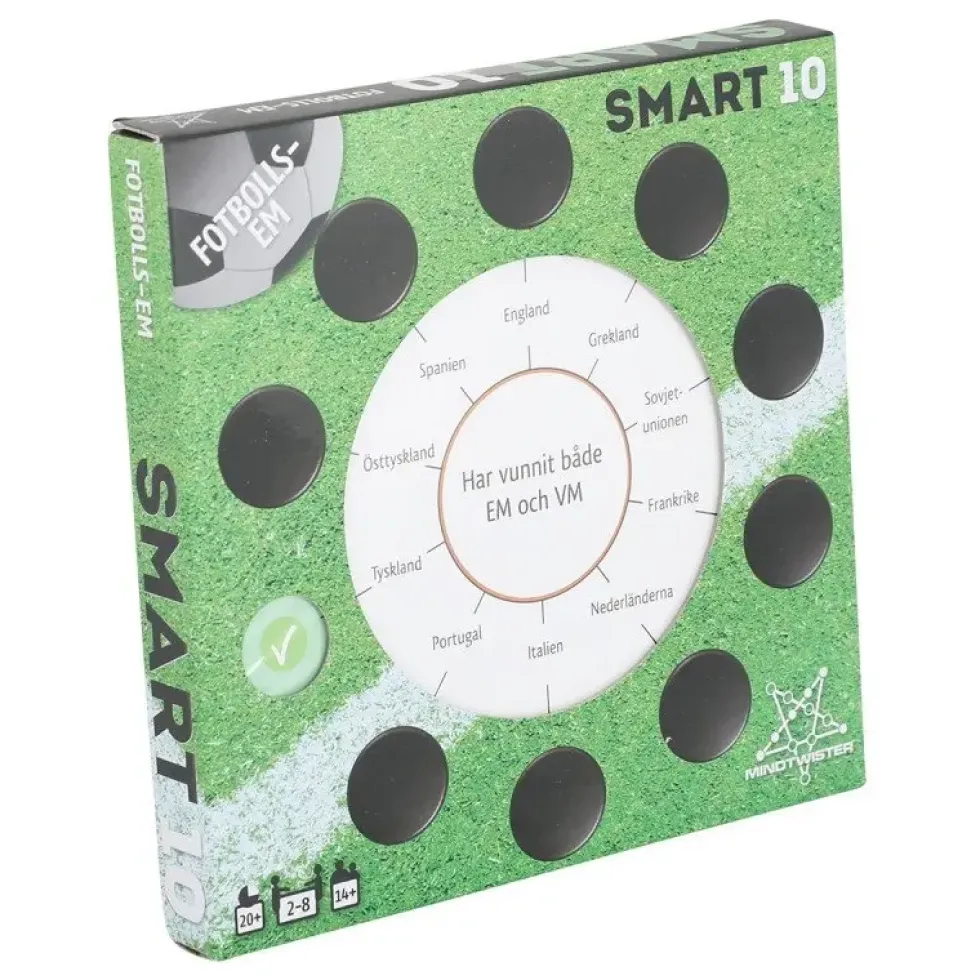 Smart10: Frågekort - Fotbolls EM (Extra frågor) (Exp.)