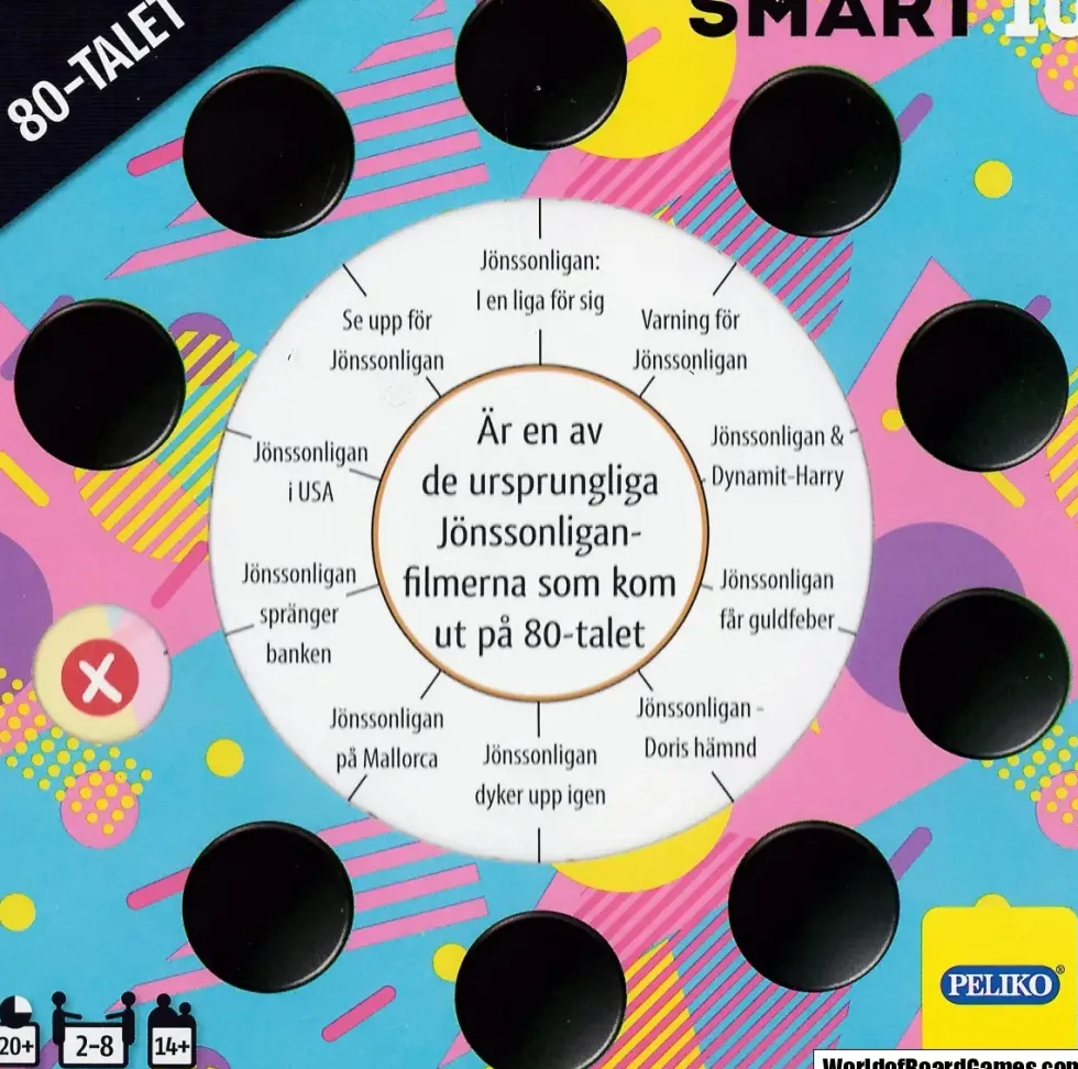 Smart10: Frågekort - 80-Talet (Extra frågor) (Exp.)