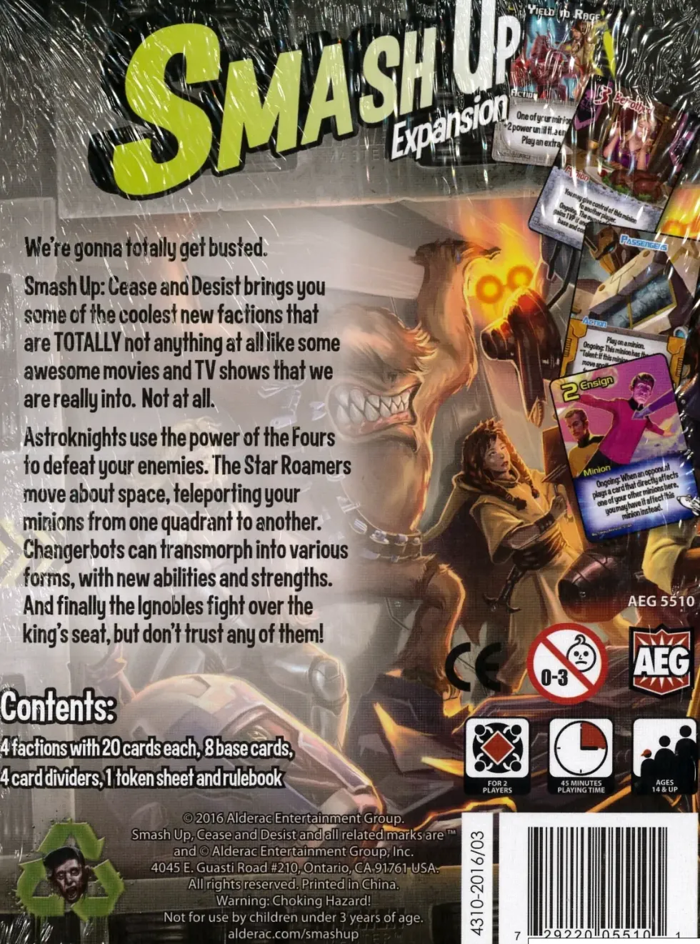 Smash Up: Cease and Desist