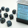 Speckled - Blue Stars - d6, 36 st (12 mm, prickar)