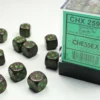 Speckled - Earth - d6, 36 st (12 mm, prickar)