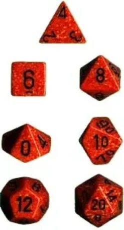 Speckled - Fire - Dice set