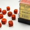 Speckled - Fire - d6, 36 st (12 mm, prickar)