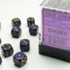 Speckled - Golden Cobalt - d6, 36 st (12 mm, prickar)