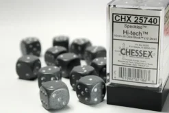 Speckled: Hi-Tech - d6, 12 st (16 mm, prickar)